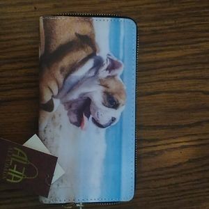 Alfa Bag Wallet bulldog NEW